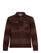 Scotch & Soda Brushed Wool Blend Overshirt Brun