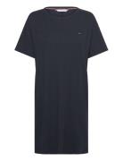 Tommy Hilfiger Ss Rib Jersey Nightdress Marinblå