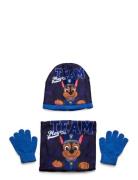 Paw Patrol Bonnet + Gloves + Collar Multi/patterned