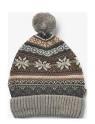 Wheat Knit Beanie Nolo Multi/patterned