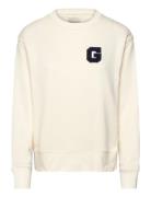 GANT G Badge C-Neck Sweat Kräm