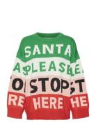 Vero Moda Vmsantatext Ls O-Neck Pullover Xmas Multi/patterned