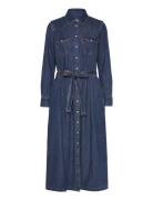 LEVI´S Women Quinney Denim Dress Gold Dust Blå