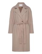 Vila Visolo L/S Long Coat/Tes Beige