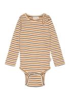 Petit Piao Body L/S Modal Striped Multi/patterned