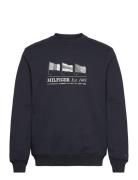 Tommy Hilfiger Hilfiger Flags Crewneck Marinblå