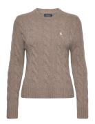 Polo Ralph Lauren Classic Fit Cable Wool-Cashmere Sweater Brun