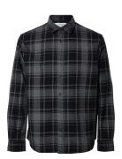 Selected Homme Slhreg-Owen Flannel Mix Shirt Ls Svart