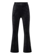 Lindex Trousers Velour Flare Svart