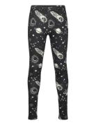 Lindex Leggings Space Aop Glow In The Svart