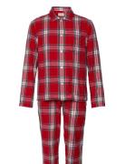 GANT Flannel Pj Set Shirt And Pants Gb Röd