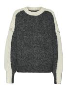 Vero Moda Vmcordelia Ls O-Neck Pullover Ga Grå