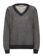 Culture Cucardeen Vneck Pullover Svart