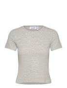 Weekday Slim Fitted Tshirt Grå