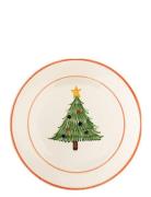 Anna + Nina Christmas Morning Breakfast Plate Multi/patterned