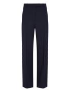 Tommy Hilfiger Cool Wool Relaxed Straight Pant Marinblå