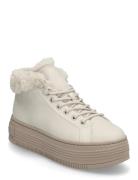 Calvin Klein Bold Platf Low Laceup Mg Lth Beige