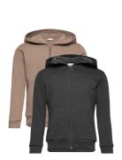 Minymo Sweat Jacket W. Hood Brun