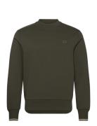 Fred Perry Crew Neck Sweatshirt Grön