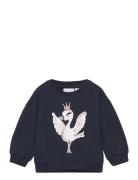 Name It Nmfvalona Ls Long Boxy Sweat Unb L1 Blå