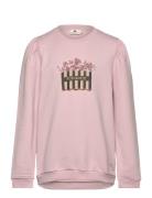 En Fant Blouse Ls Sweat Rosa