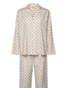 Becksöndergaard Dot Pyjamas Set Kräm