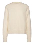 Calvin Klein Alpaca Blend Relaxed Sweater Kräm