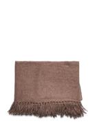 Davida Cashmere Scarf Fringes Brun