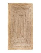 House Nordic Rina - Rug, Braided Jute, Nature 65X135 Cm