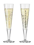 Ritzenhoff Goldnacht Champagneglas 2-P Diamond Multi/patterned