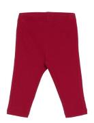 Lindex Leggings Rib Newborn Burgundy