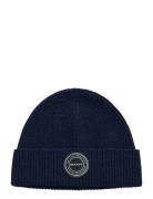 GANT Wool Knitted Beanie Marinblå