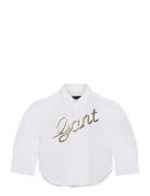 GANT D1. Gant Script Shirt Vit