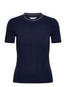 Tommy Hilfiger Rwb Slim Tee Ss C-Nk Marinblå