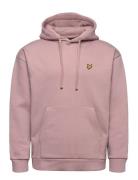 Lyle & Scott Over D Pullover Hoodie Rosa