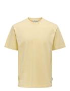 ONLY & SONS Onsfred Life Rlx Ss Tee Noos Gul