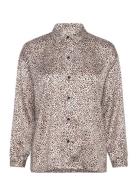 Etam Beo - Night Shirt Long Sleeves Beige