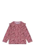 Minymo T-Shirt Ls Aop Rosa