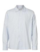 Selected Homme Slhrlx-Ricco Ls Overshirt Ex Blå