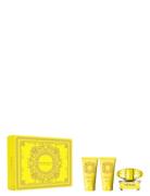 Versace Fragrance Gift Set Yellow Diamond Edt + Shower Gel + Body Loti...