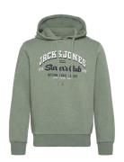 Jack & J S Jjelogo Sweat Hood 2 Col 24/25 Noos Grön