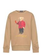 Ralph Lauren Kids Lunar New Year Polo Bear Sweatshirt Beige