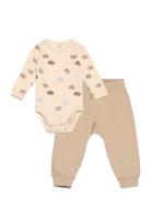 Lindex Set Body Trousers Back Focus Beige