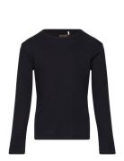 Huttelihut T-Shirt Ls Rib Svart