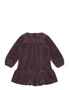 Huttelihut Dress Velour Lila