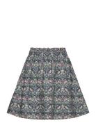 Huttelihut Skirt In Liberty Fabric Marinblå