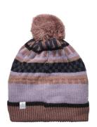 Color Kids Beanie W. Pattern Brun