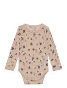 CeLaVi Body Ls - Aop Beige