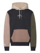 Polo Ralph Lauren Logo Color-Blocked Double-Knit Hoodie Svart