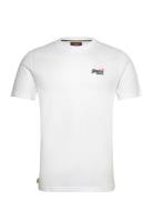 Superdry Essential Contrast Emb Tee Vit